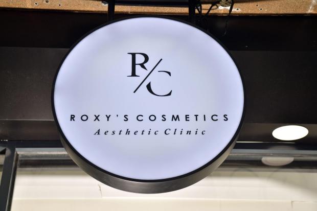 Roxy’s Cosmetics Aesthetic Clinic sign in Bradford
